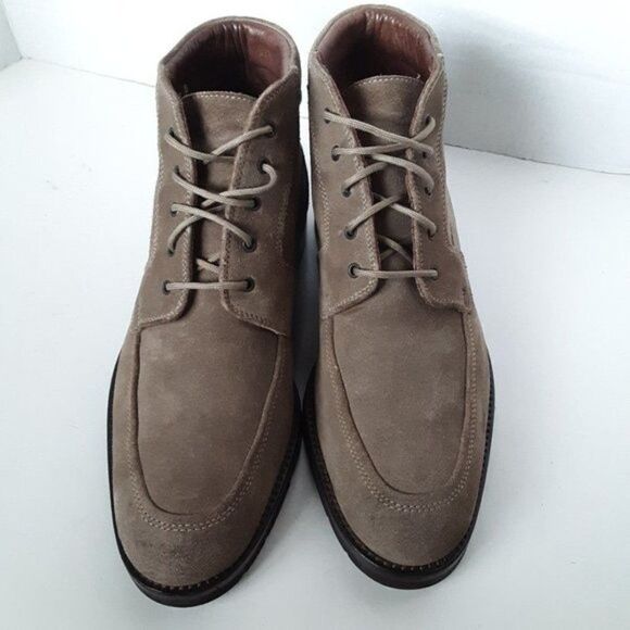 E.T. WRIGHT Men Dress Suede Boot size 8B - Picture 2 of 11